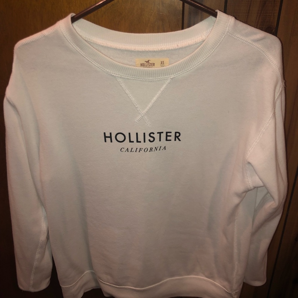 White Hollister Top